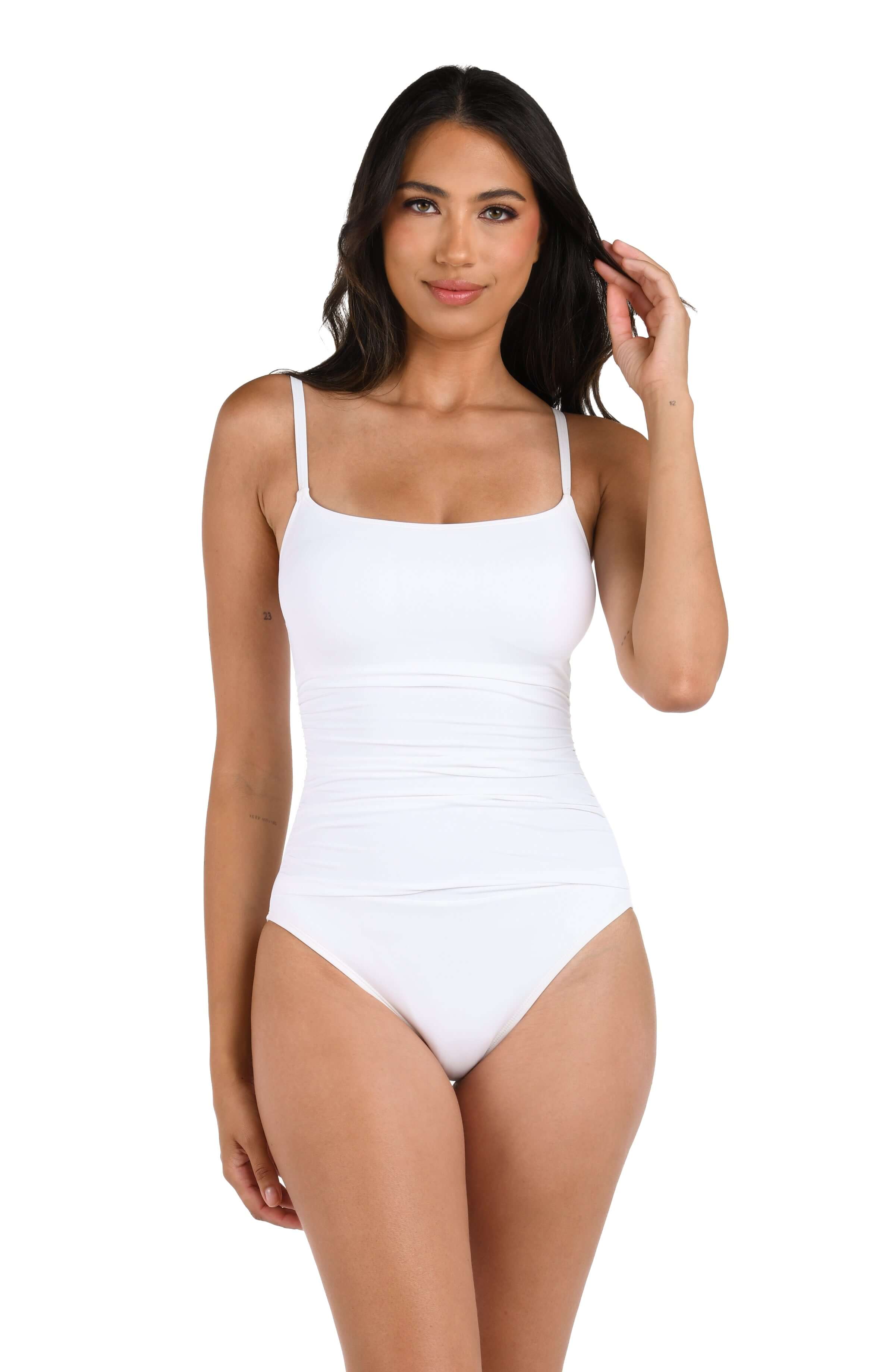 Island Goddess Lingerie One Piece White