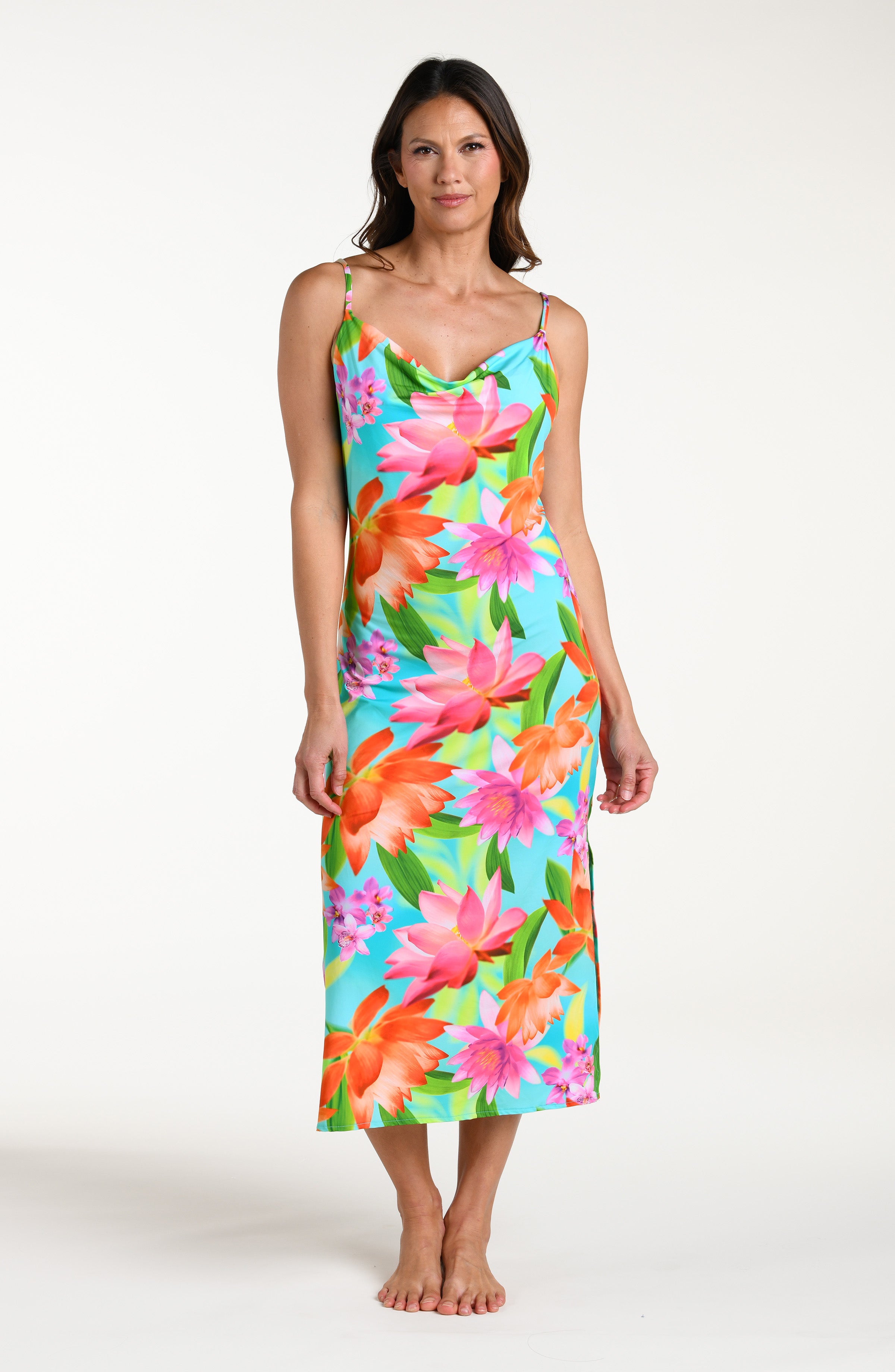 Sunset Botanica Midi Dress S / Multi