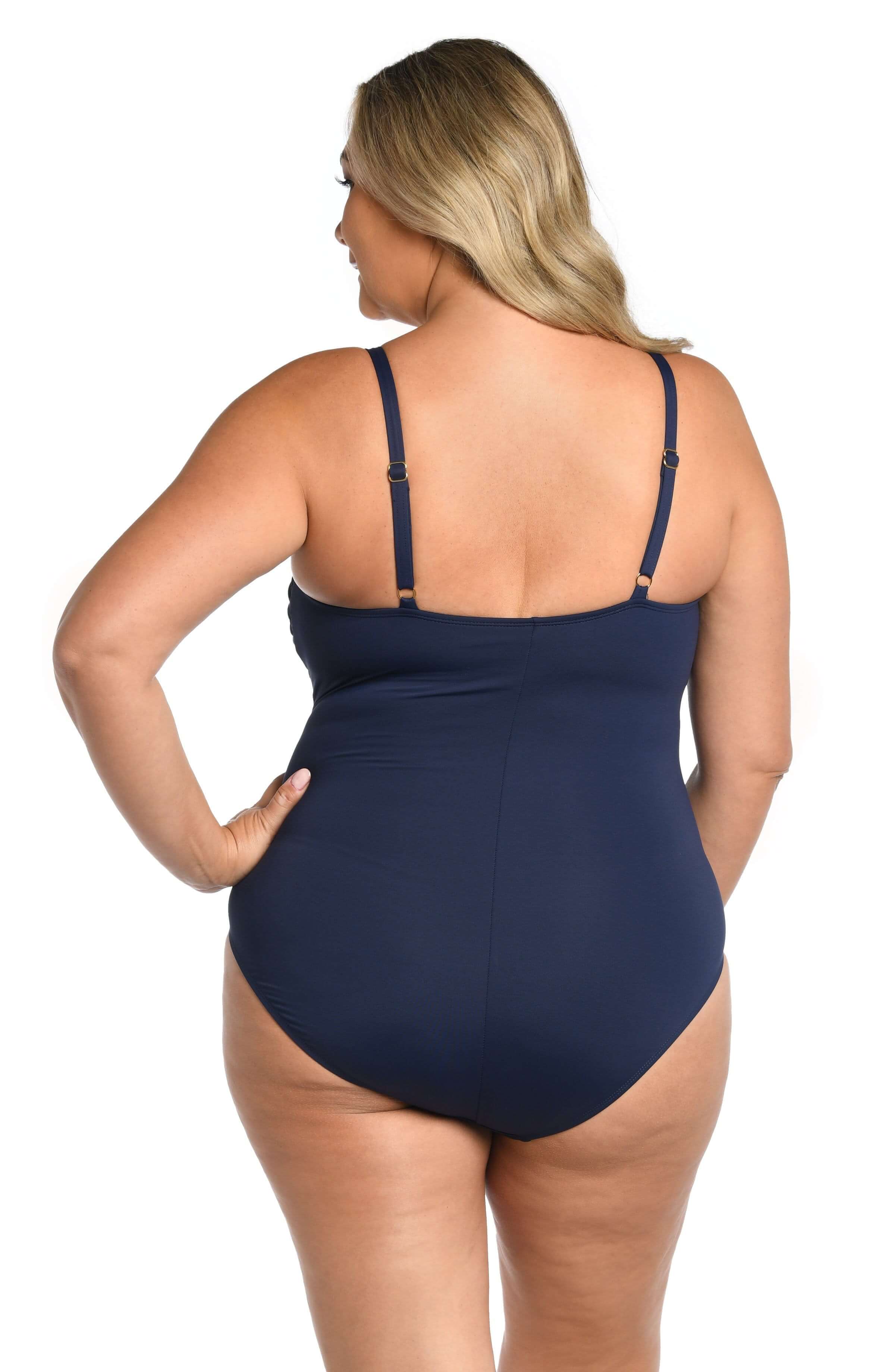 Island Goddess Lingerie One Piece Indigo
