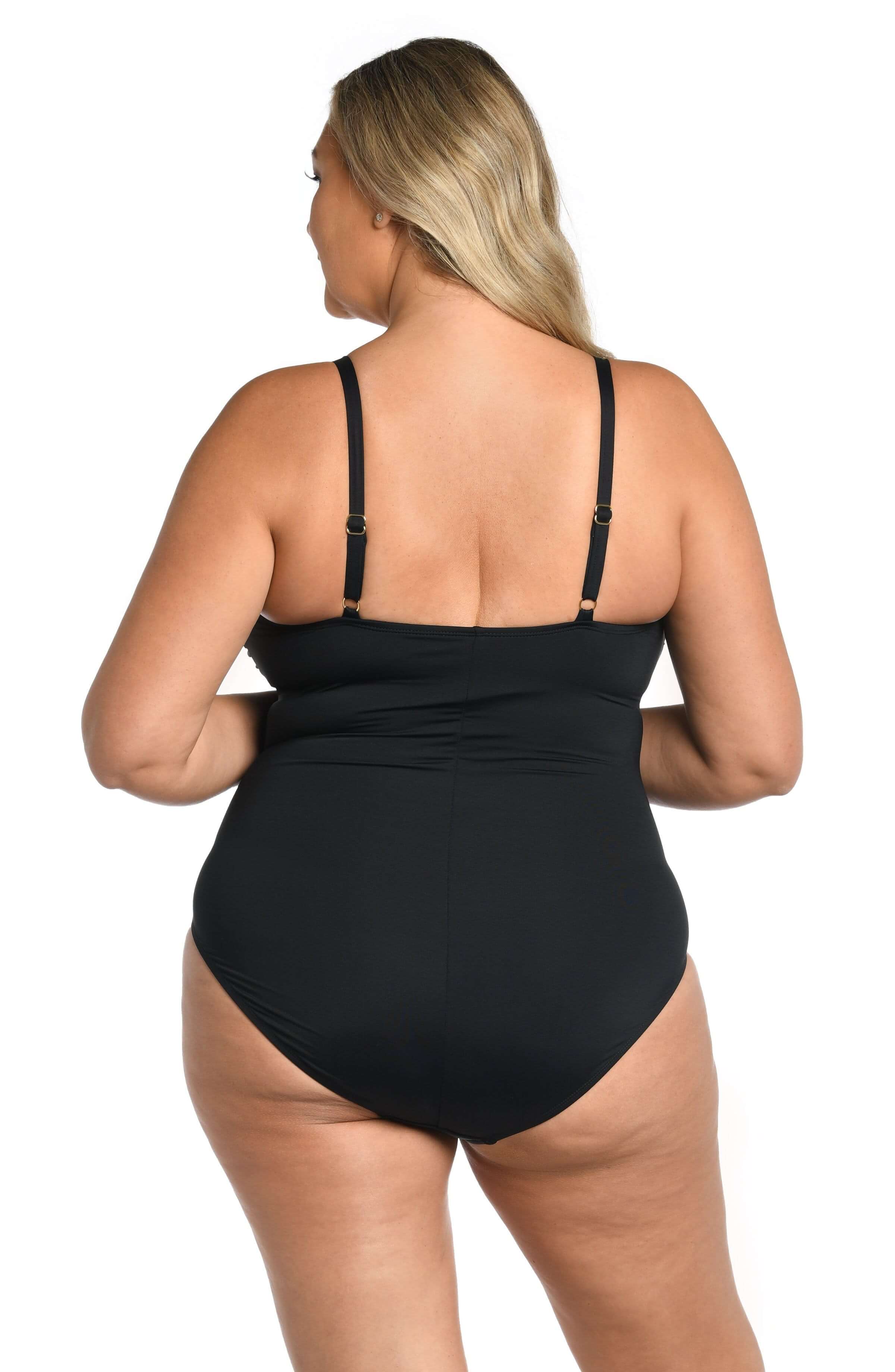 Island Goddess Lingerie One Piece- Black 2 Island Goddess Lingerie One Piece- Black 2