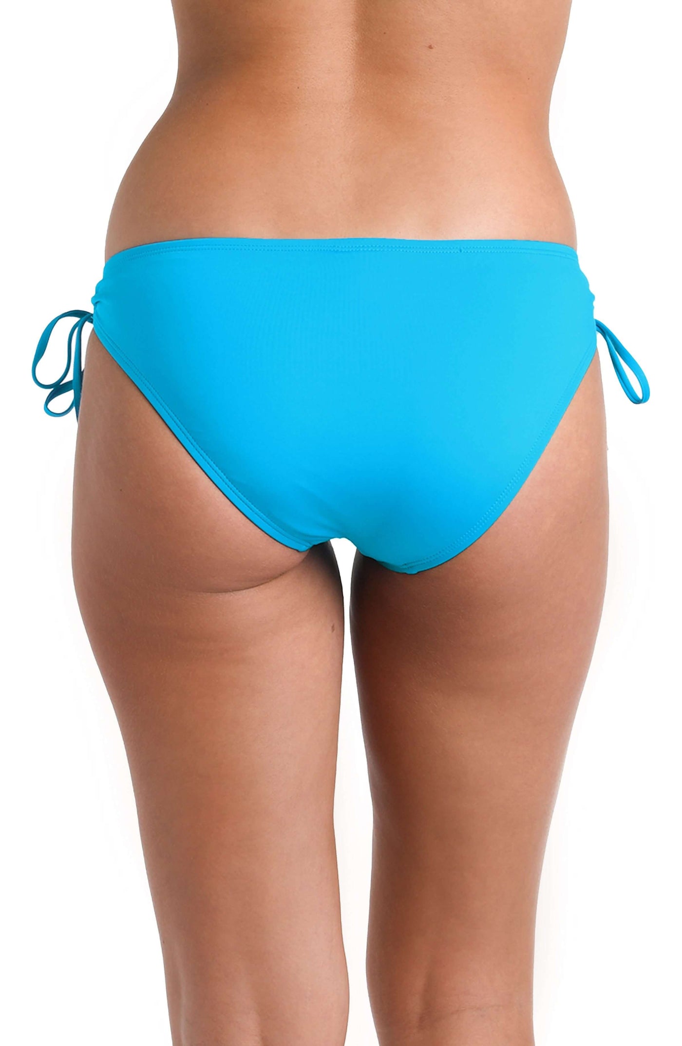 
                  
                    Model is wearing a multicolored Island Goddess Side Tie Hipster Swimsuit Bottom
                  
                