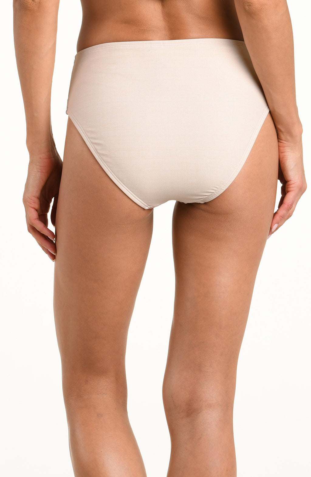 La Blanca Courtyard Palms Mid Waist Bottom - Champagne