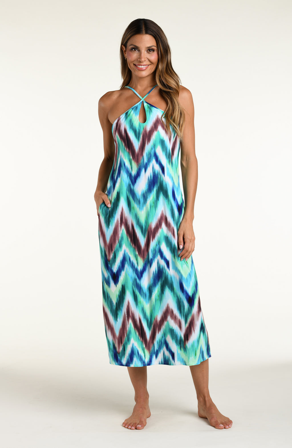 La Blanca Mirage Moment Midi Dress - Multi