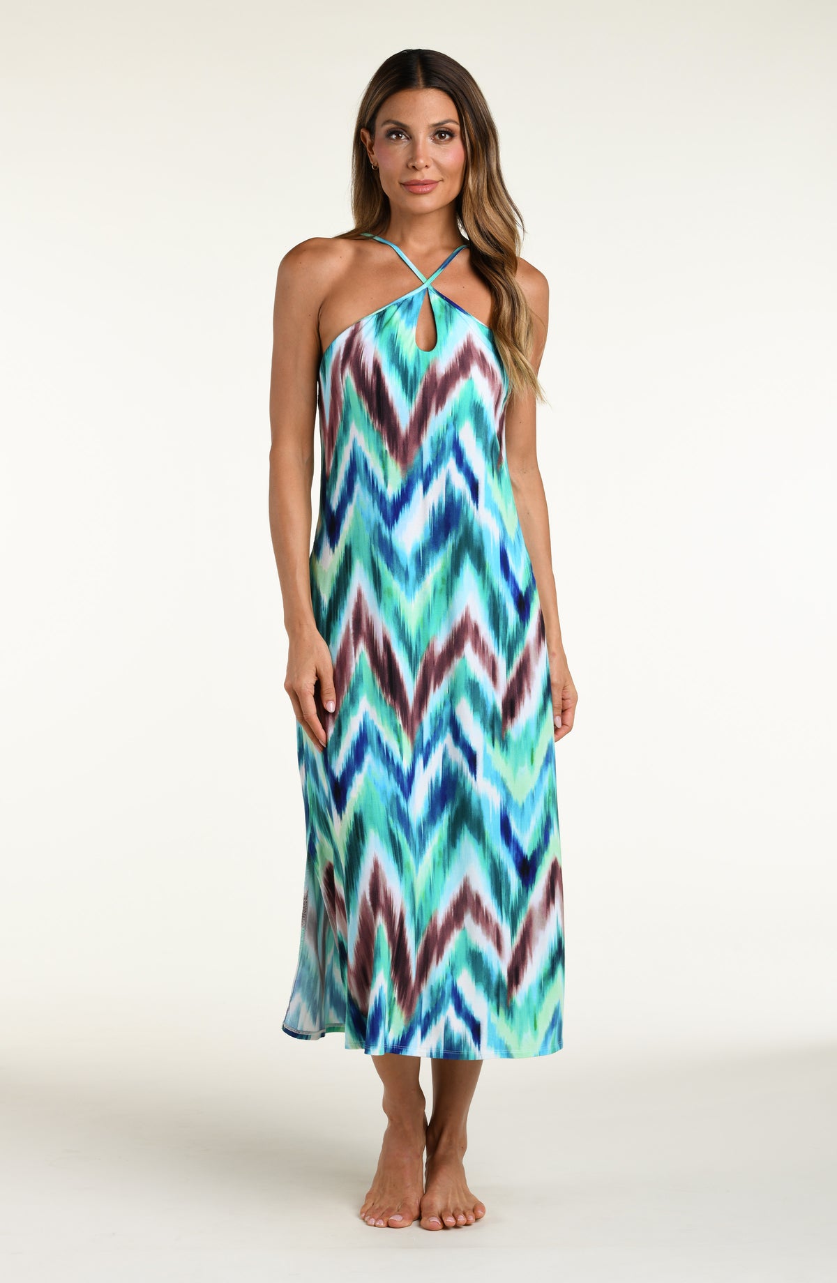 La Blanca Mirage Moment Midi Dress - Multi