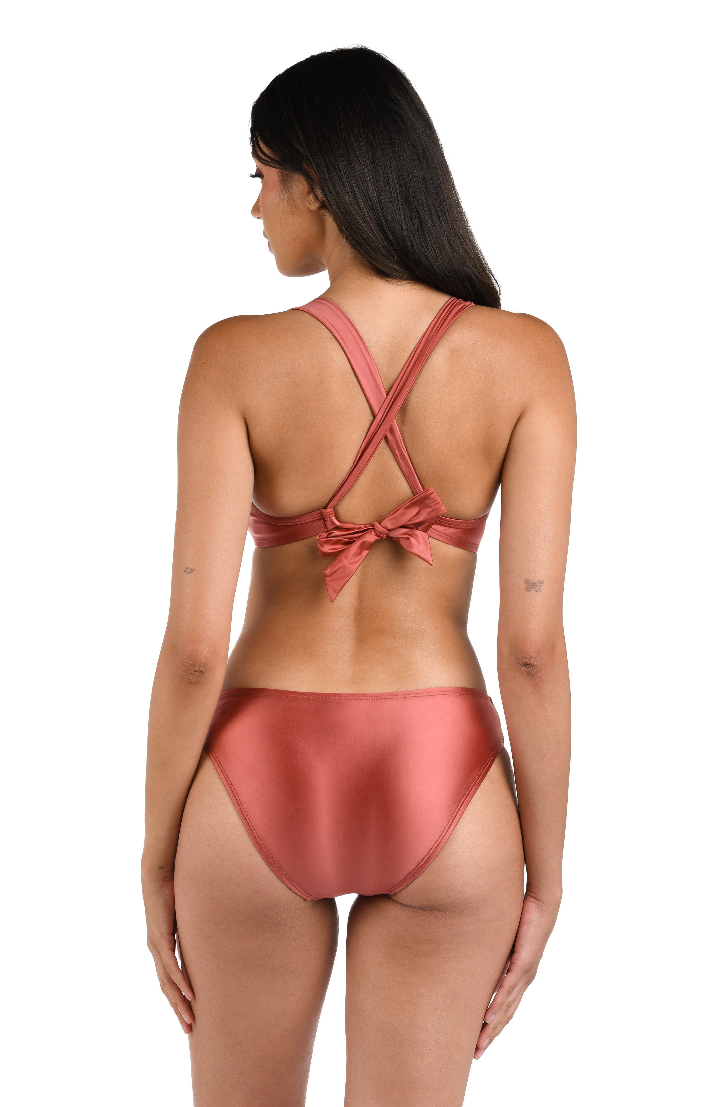 underwire crop top bikini
