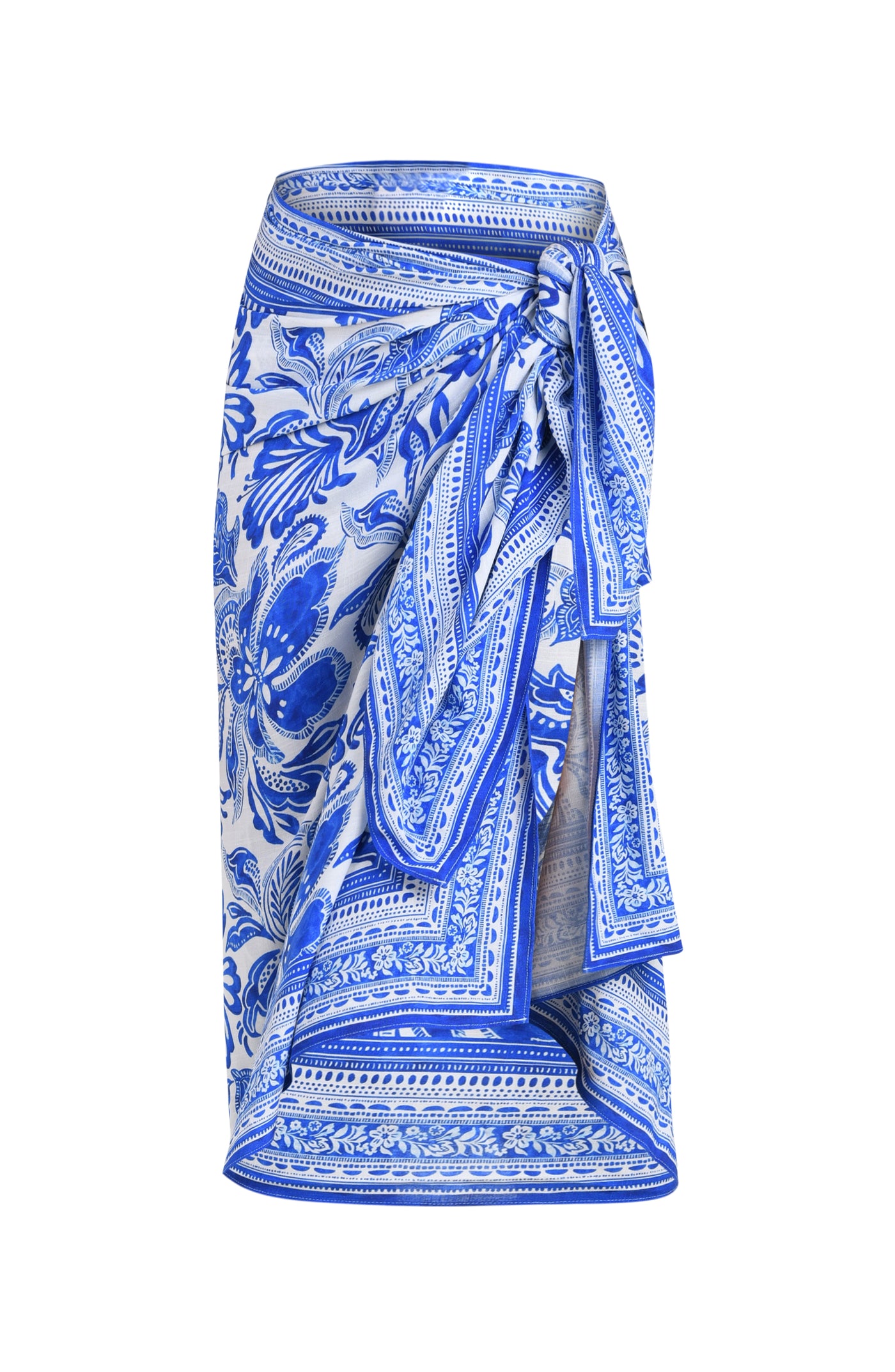 
                  
                    blue floral sarong on a white background
                  
                