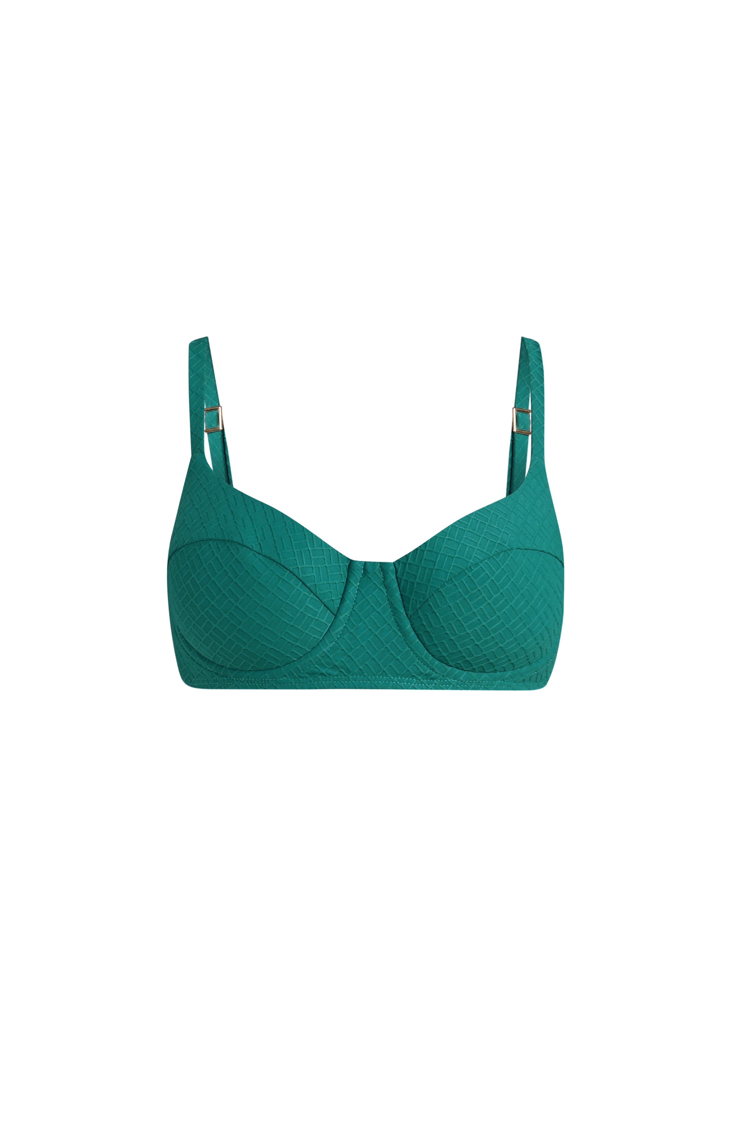Floating image of green bikini top