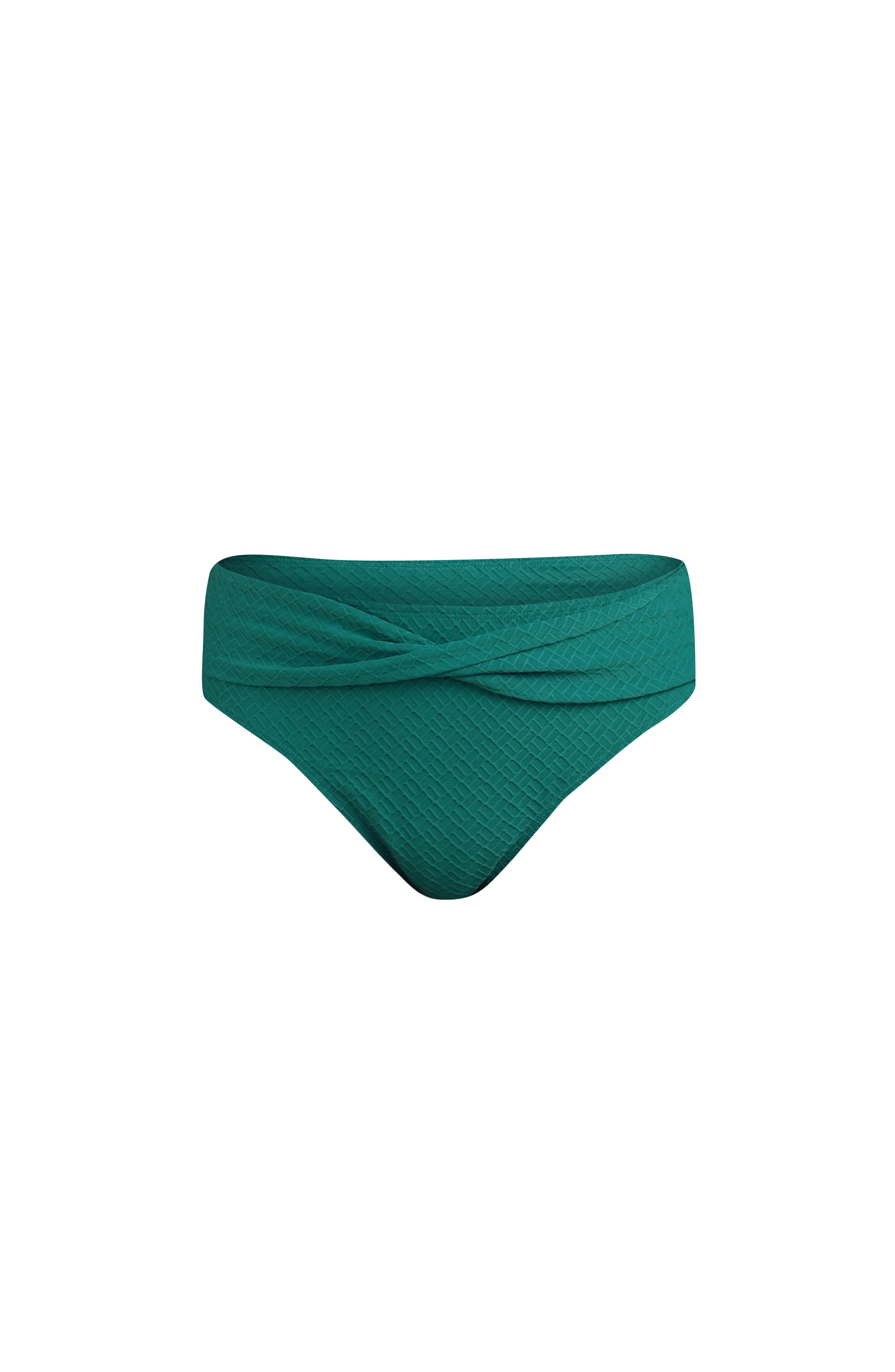 Floating image of green swimsuit bottom