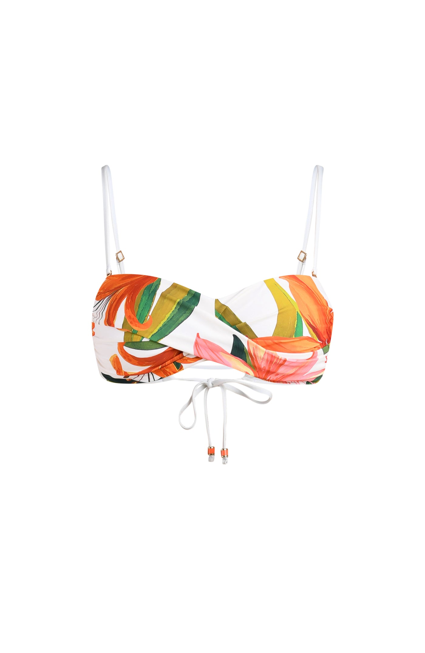 
                  
                    Jungle Blossoms Twist Bandeau Bikini Top
                  
                
