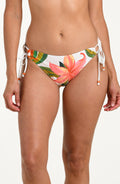 floral swimsuit bottom on a white background