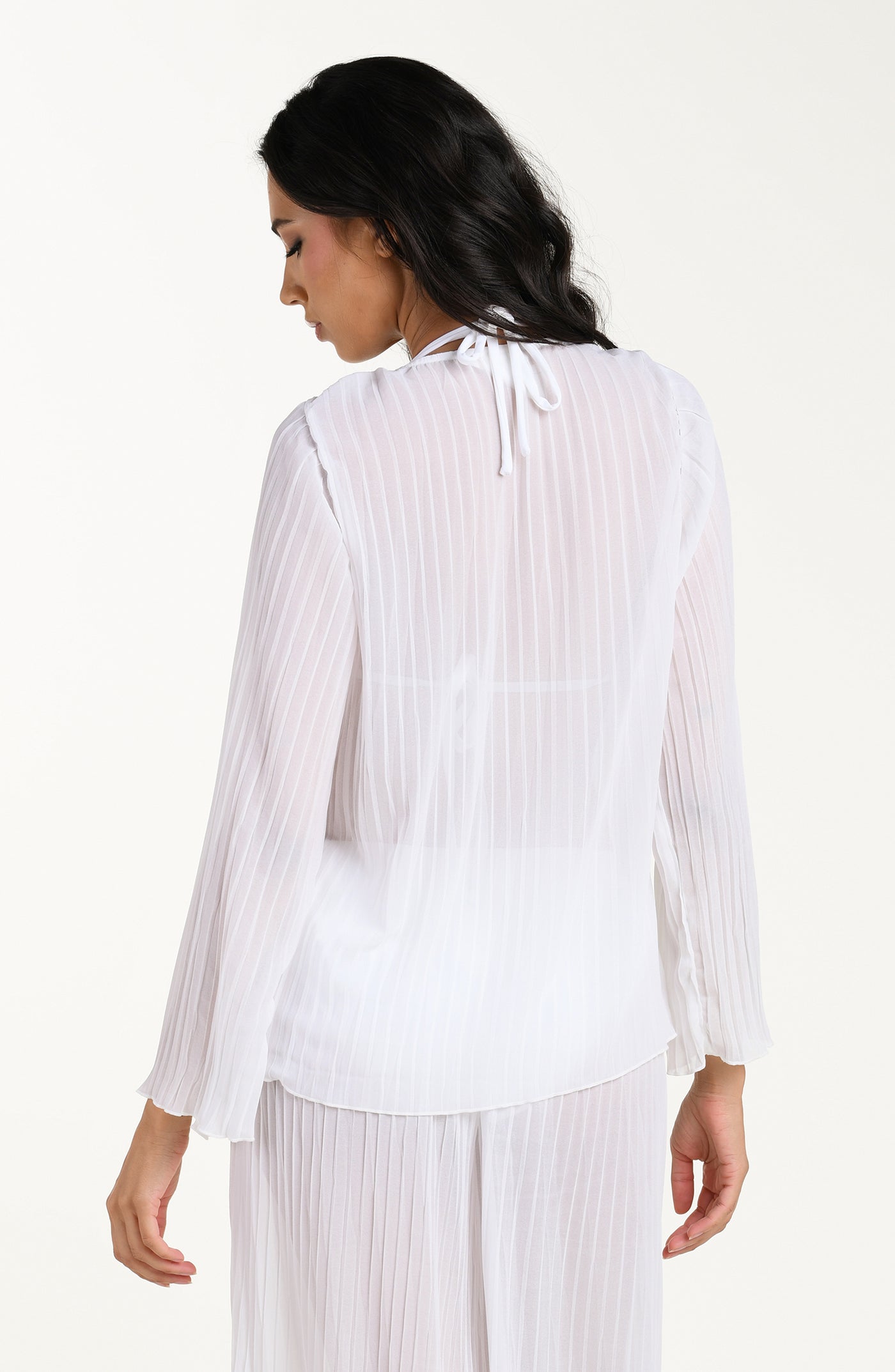 
                  
                    Sunbeams Long Sleeve Pleated Top
                  
                