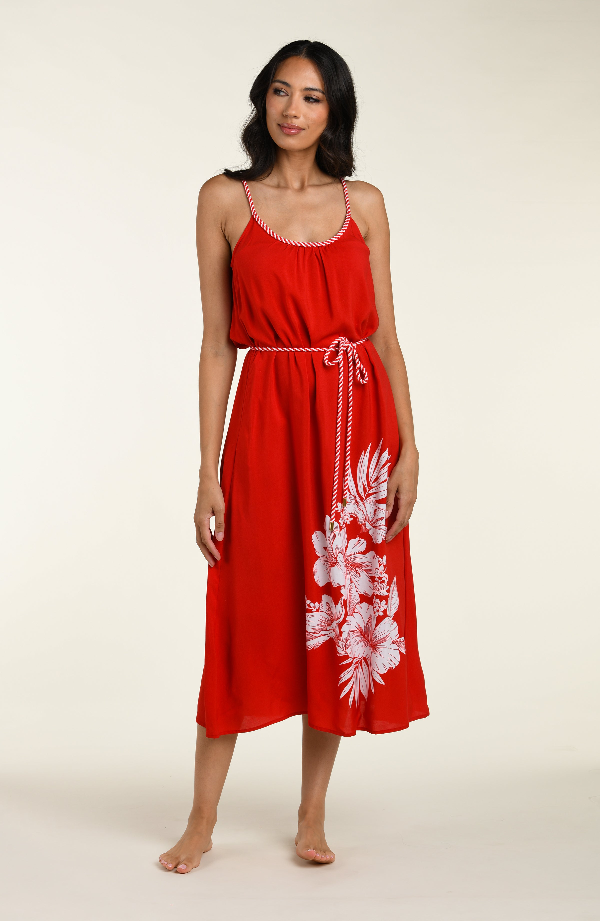 Mariner Blooms Maxi Dress - Ruby XL / Ruby Mariner Blooms Maxi Dress - Ruby XL / Ruby