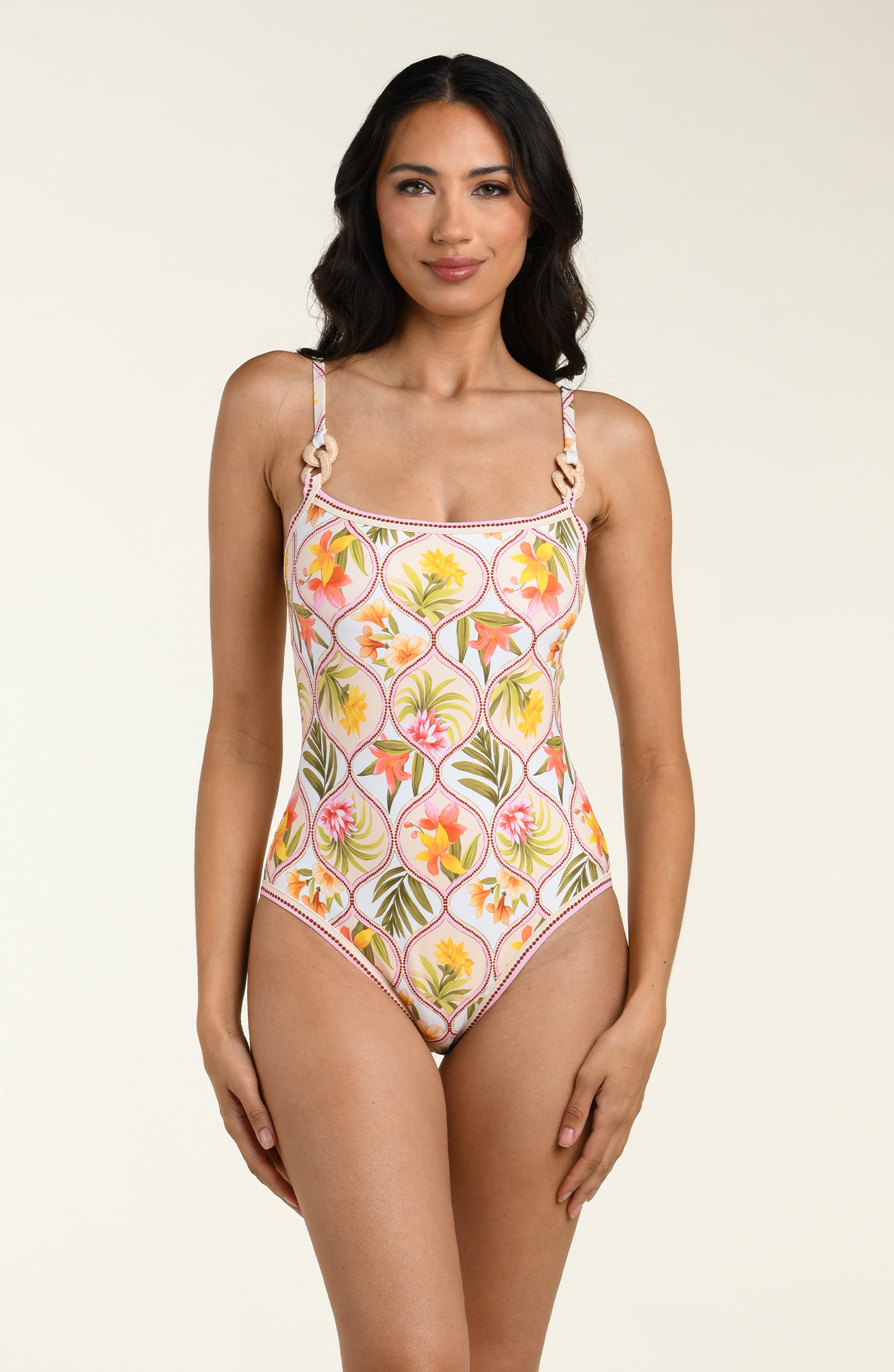 Palm Nouveau Lingerie One Piece – LA BLANCA