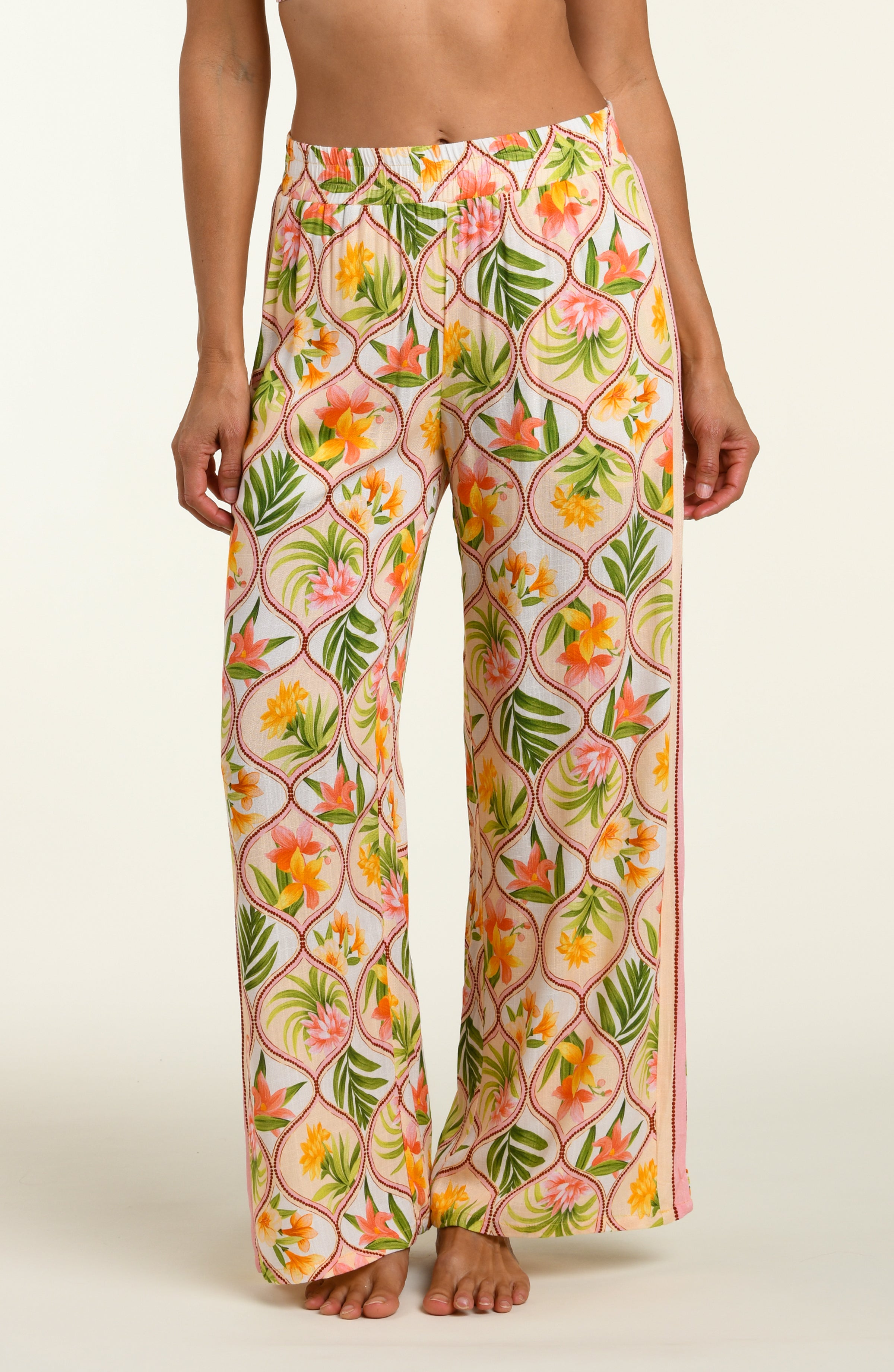 Palm Nouveau Beach Pants – LA BLANCA