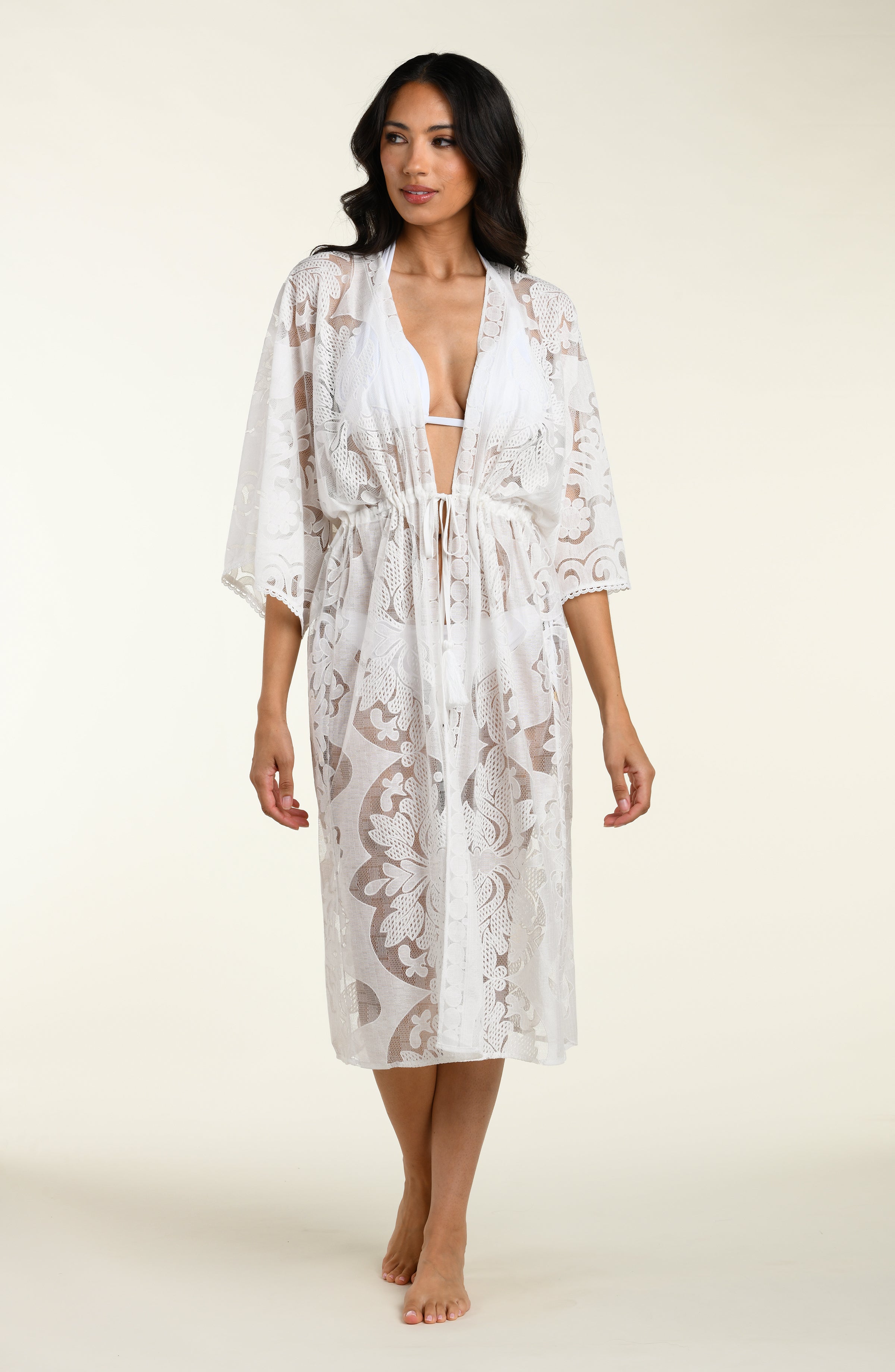 La Blanca Kimono Cover Ups LA BLANCA La Blanca Kimono Cover Ups LA BLANCA