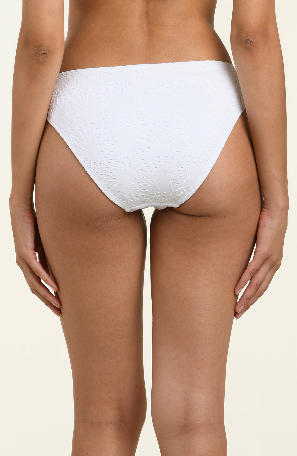 Shellbound Side Tie Hipster Bottom - White