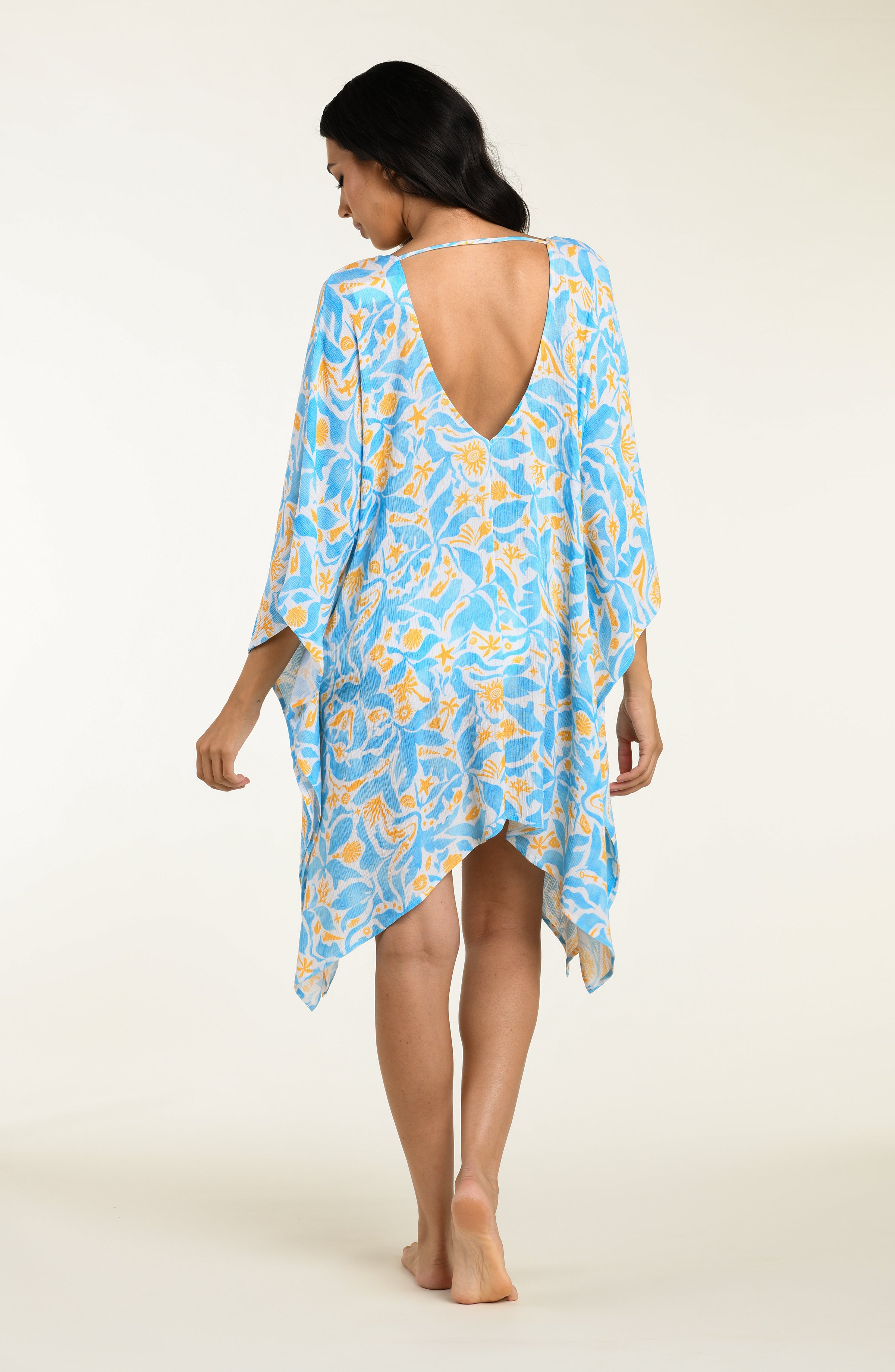 Trinket Treasures V-Neck Tunic XS/S / Sky Trinket Treasures V-Neck Tunic XS/S / Sky