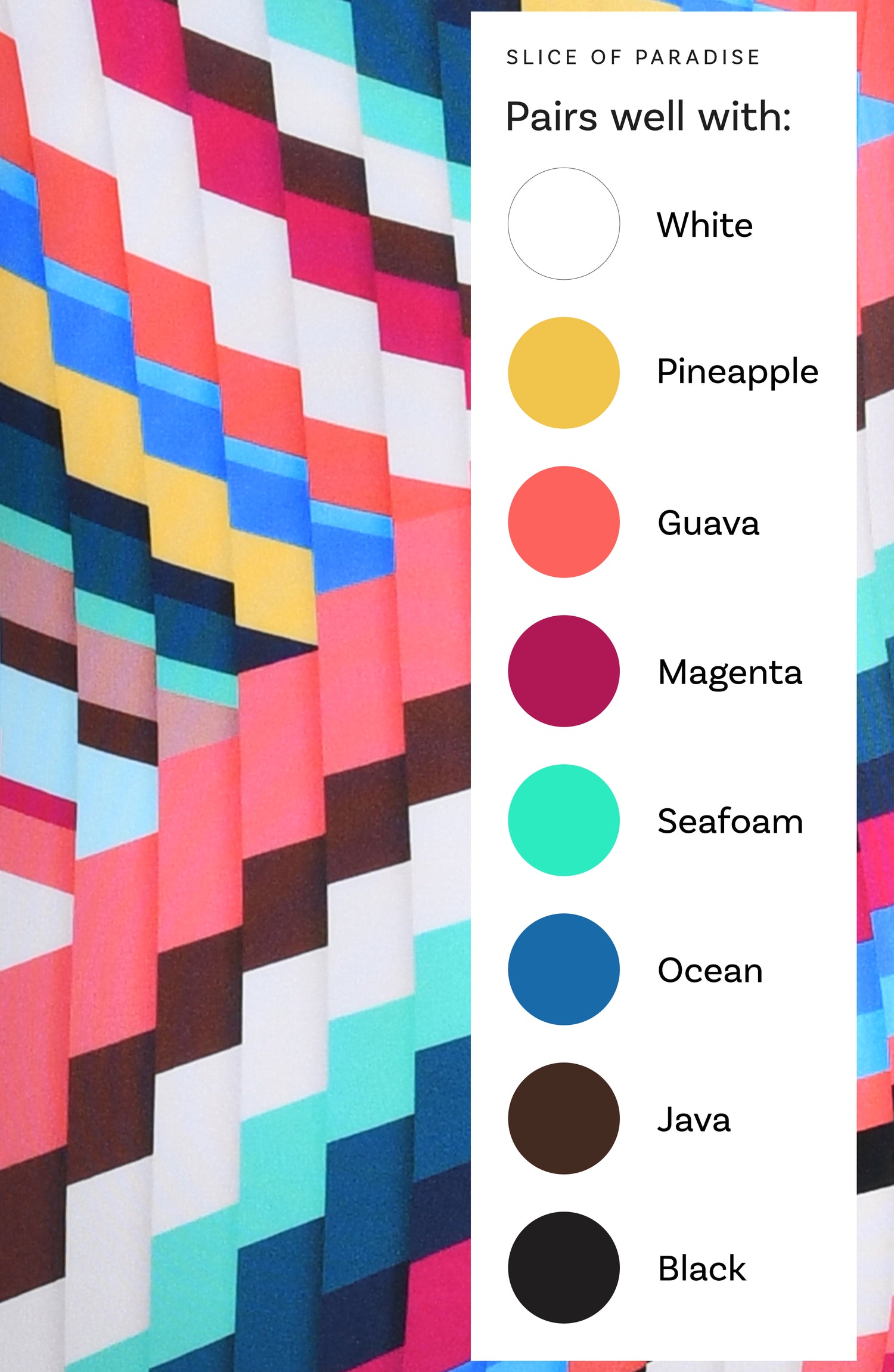 Slice of Paradise Color Chart