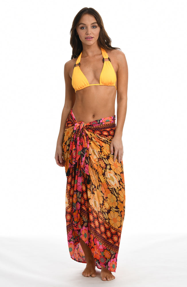 Sunshine 79 Flora Festival Pareo Wrap Cover Up - FINAL SALE