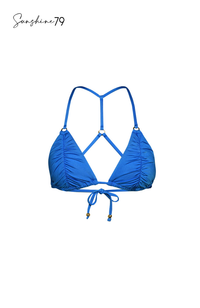 
            
                Load image into Gallery viewer, Pacific Blue Triangle Bikini Top
            
        
