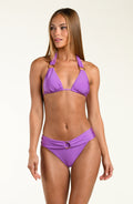 Sunshine 79 Solids Halter Triangle Top - Lilac