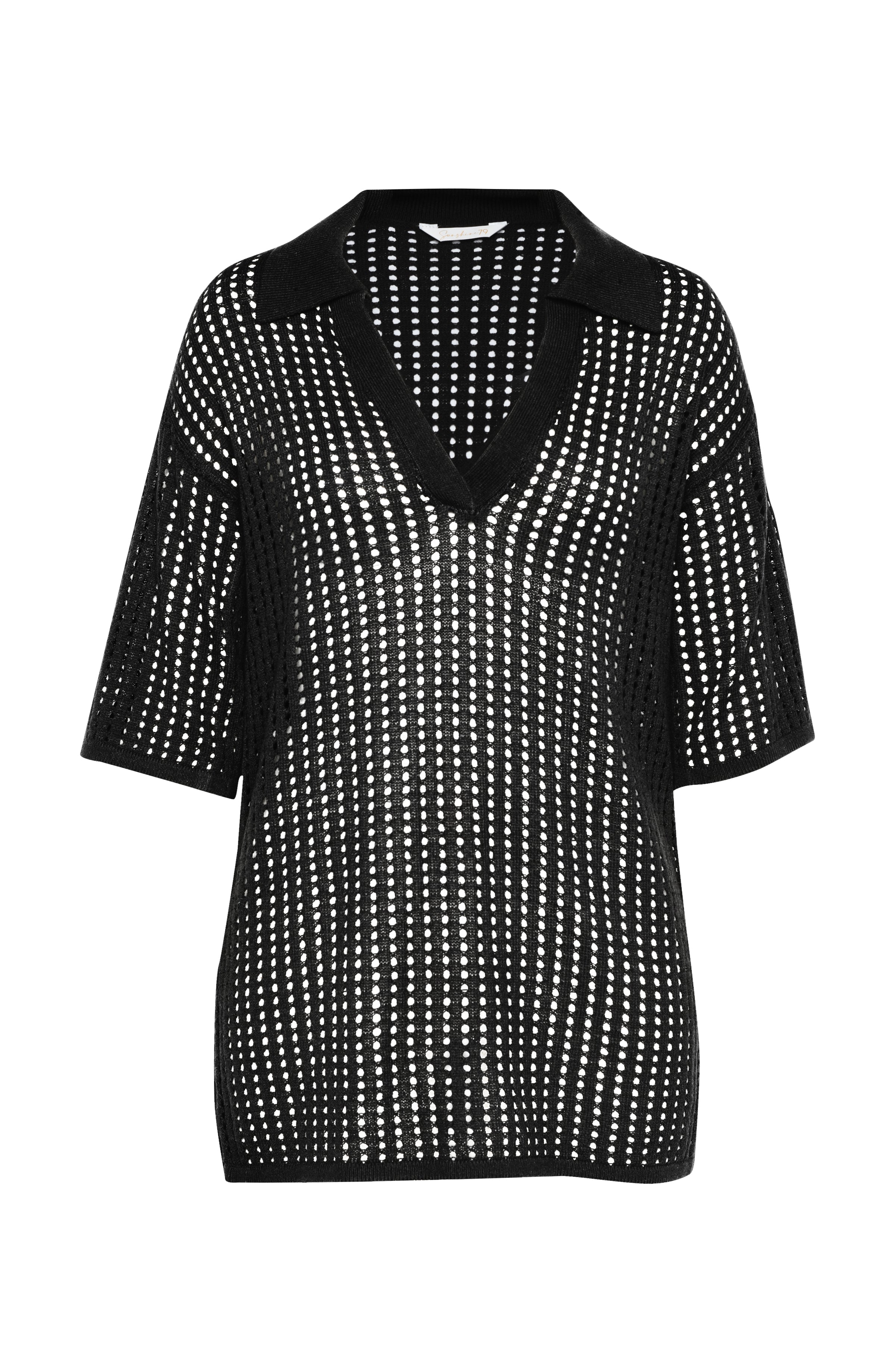 Image of the Sunshine 79 Resort Crochet Covers V-Neck Tunic.