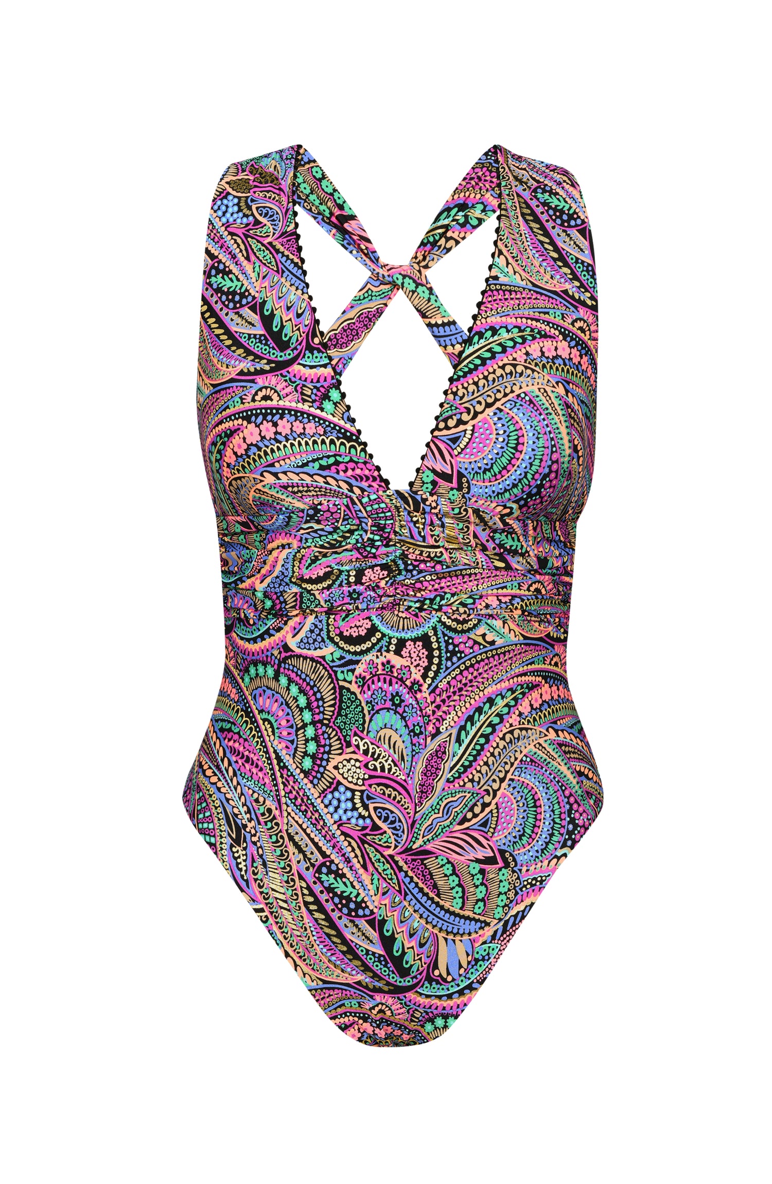 Image of Sunshine 79 Disco Dream V-Plunge One Piece.