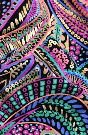 Detail image of Sunshine 79 Disco Dream fabric.