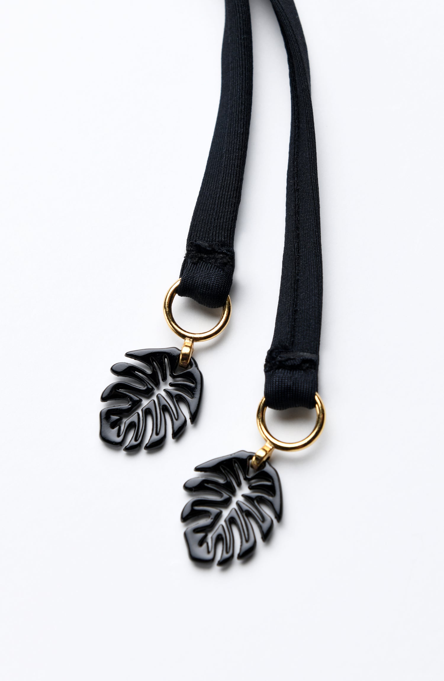 Detail image of the Sunshine 79 Monstera charms.