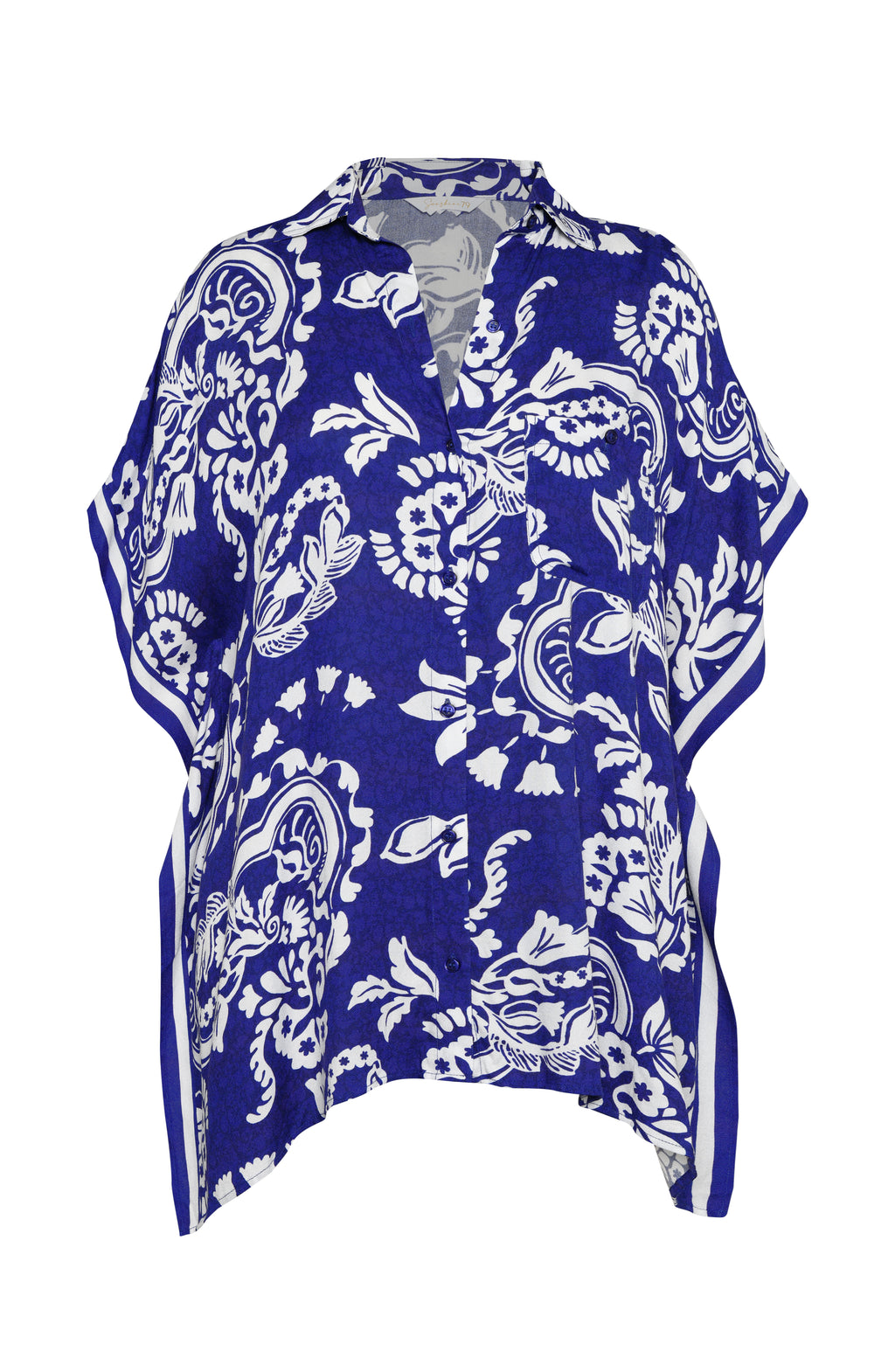 Image of the Sunshine 79 Flower Trip Resort Button Down Shirt.