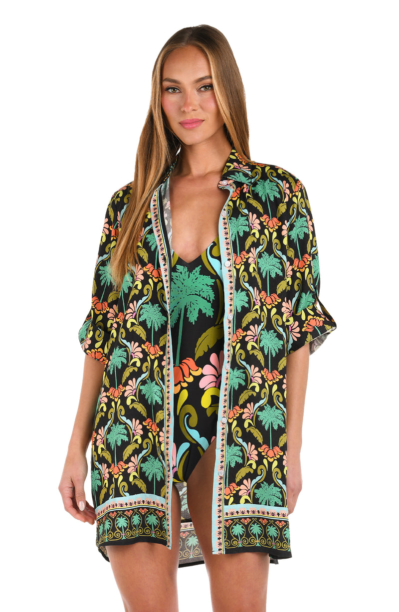 Sunshine 79 Palm Mirage Resort Button Down Shirt