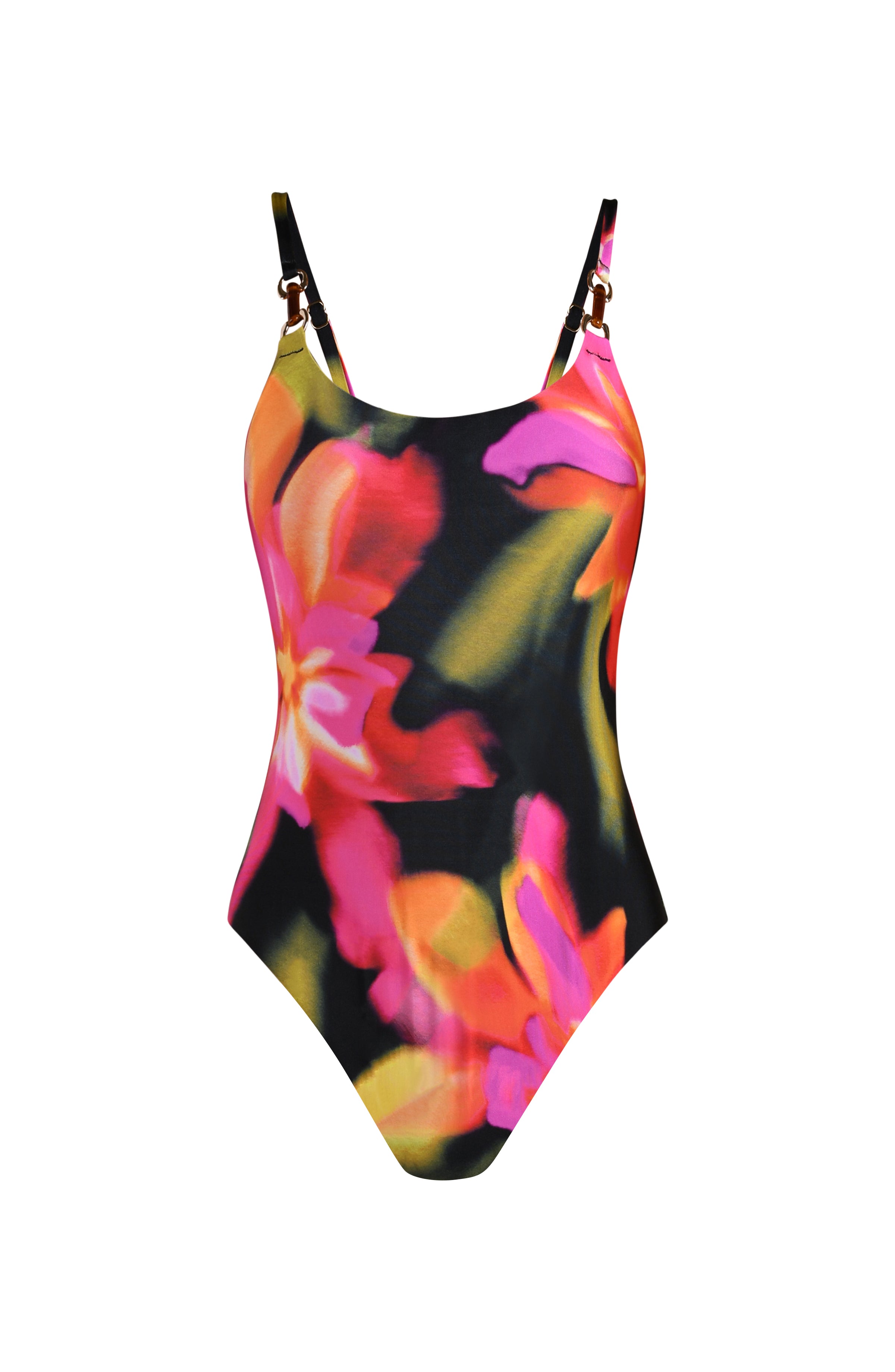 花 sunshine Sunshine 79 Floressence Over the Shoulder One Piece – LA BLANCA
