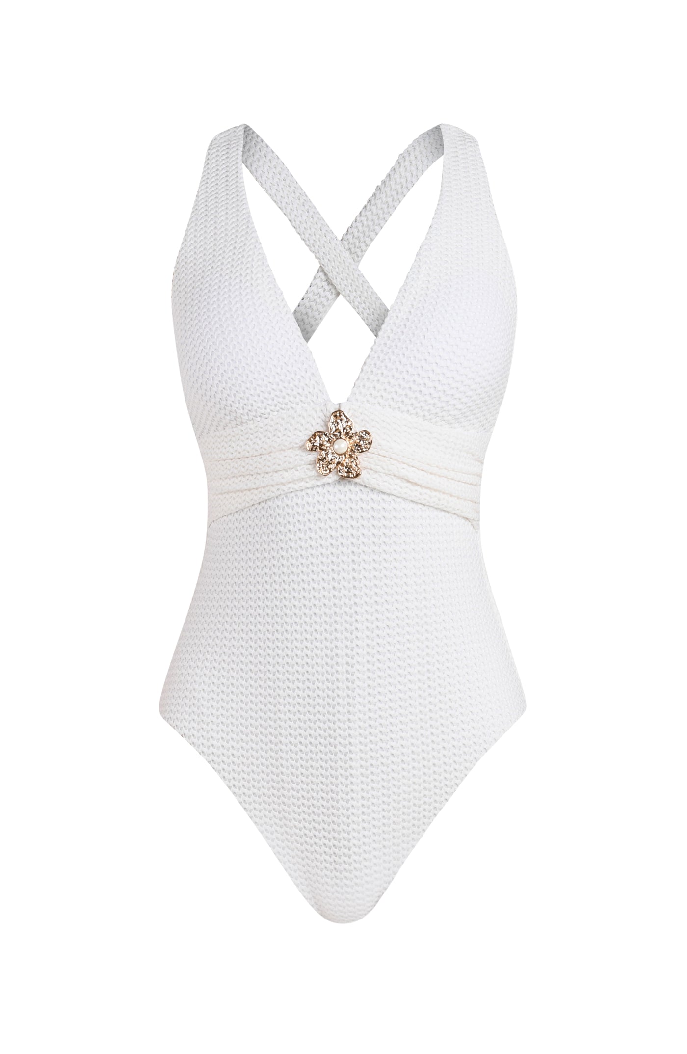 
                  
                    Sunshine 79 Flora Flair V-Plunge One Piece
                  
                