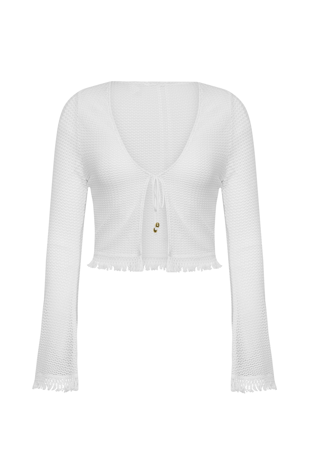 Sunshine 79 Flora Flair Cropped Cardigan Top