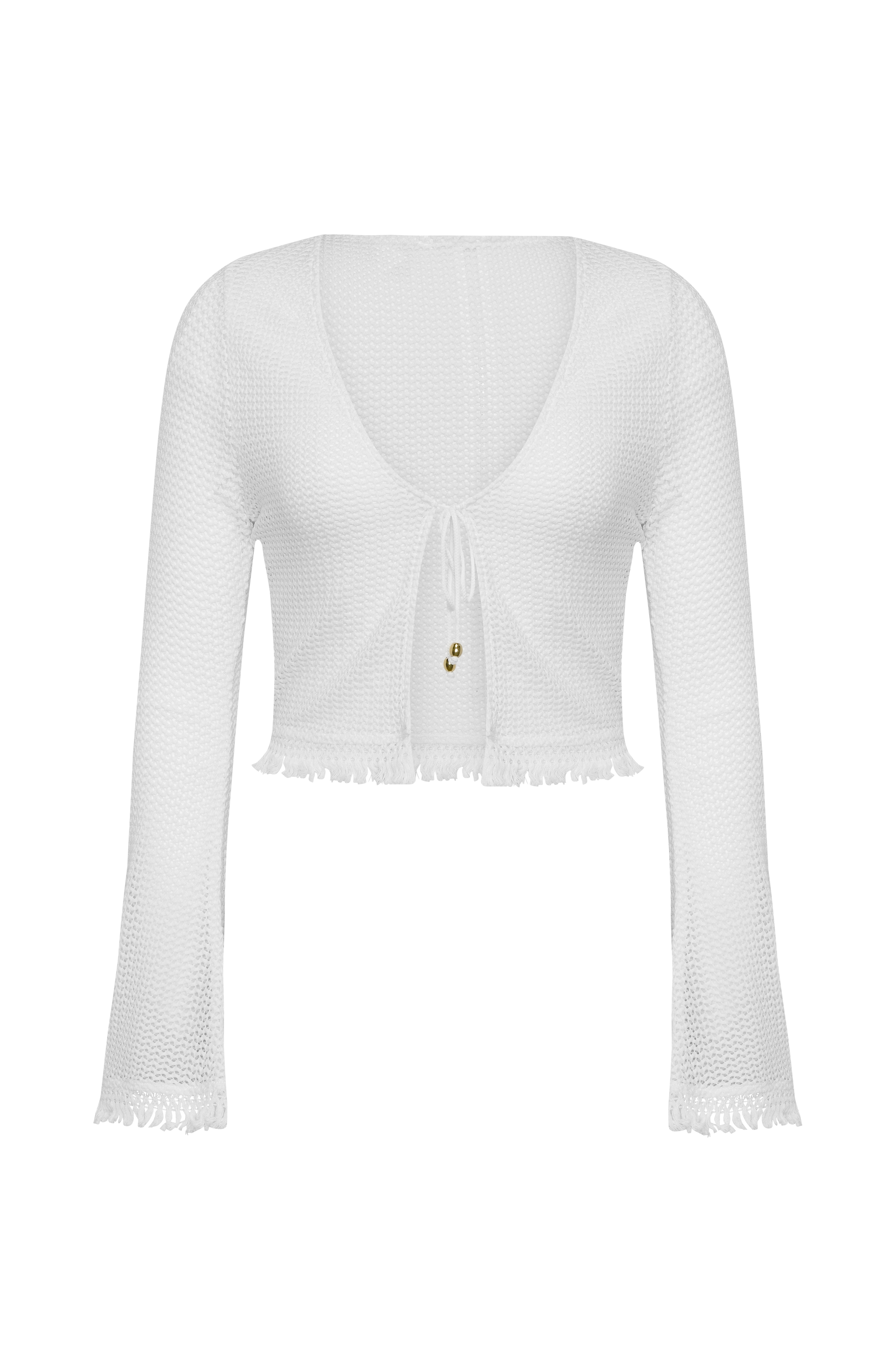 Sunshine 79 Flora Flair Cropped Cardigan Top