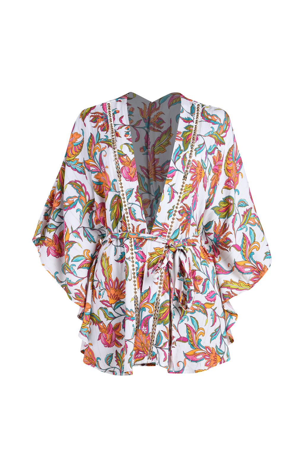 Sunshine 79 Wild Vines Open Front Kimono