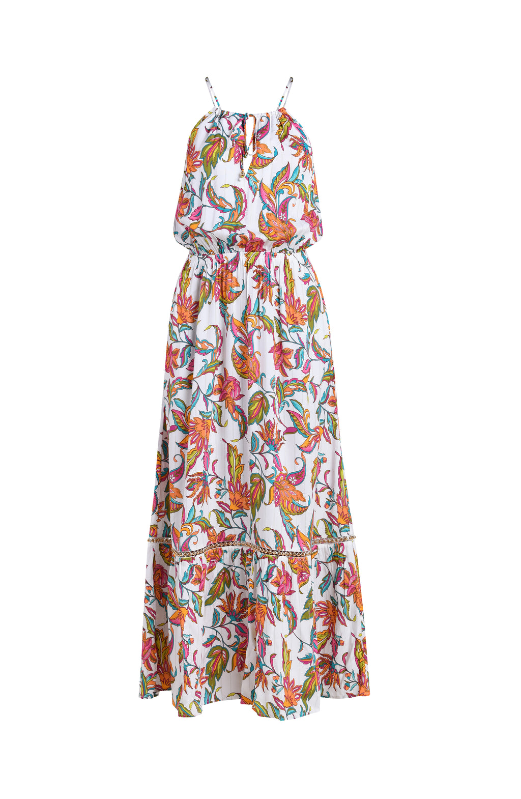 Sunshine 79 Wild Vines Tiered Maxi Dress