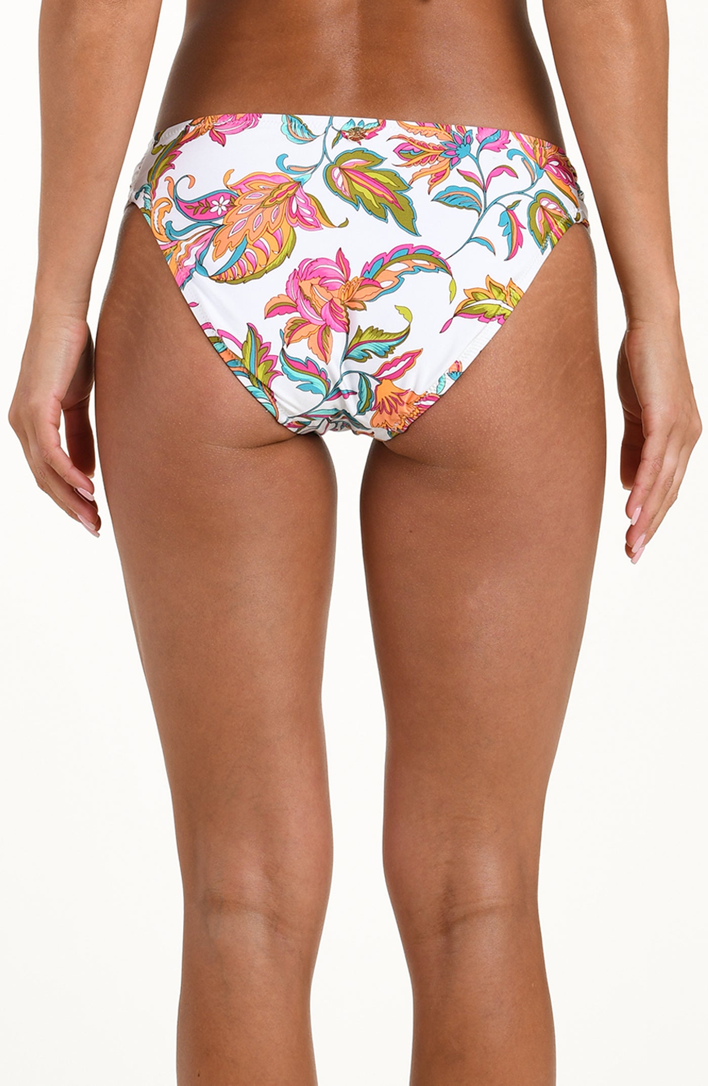 Sunshine 79 Wild Vines Side Ruched Hipster Bottom