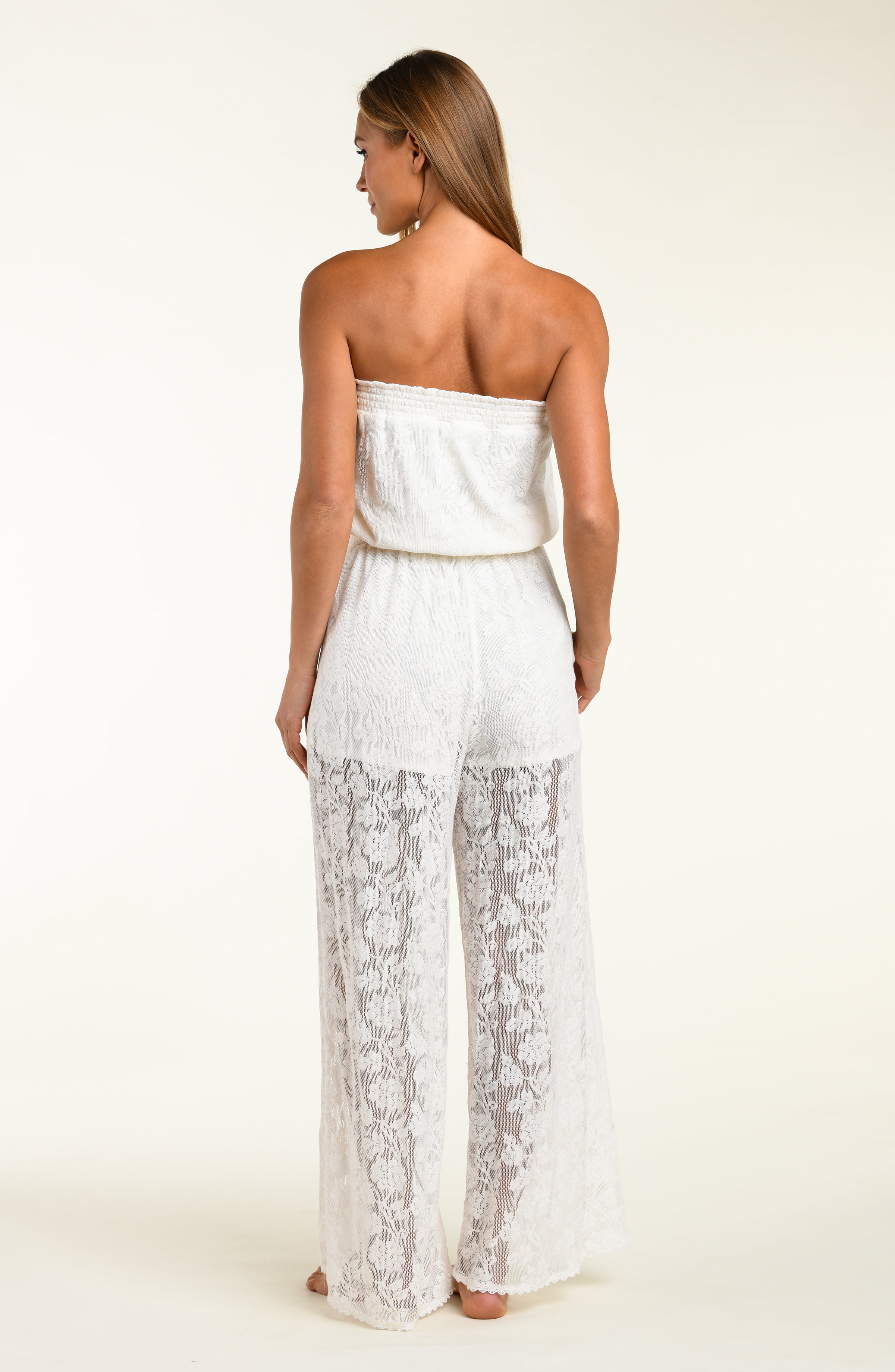 Sunshine 79 Celestial Petals Covers Strapless Jumpsuit – LA BLANCA
