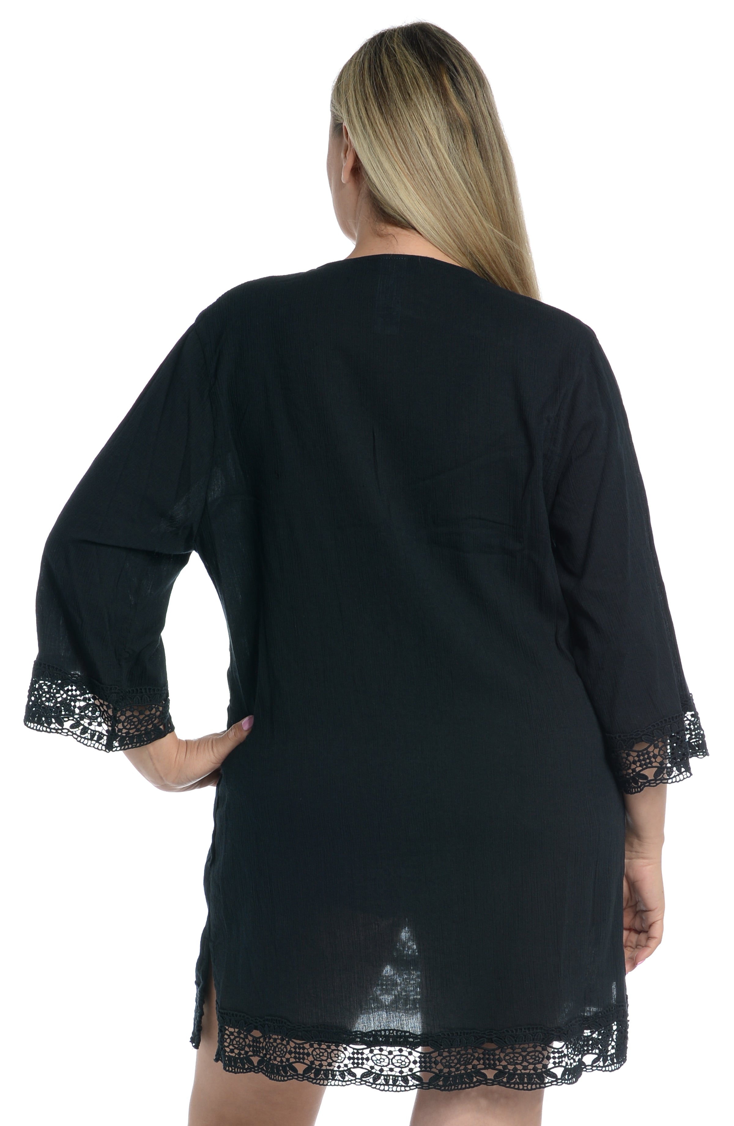 Island Fare V-Neck Tunic - FINAL SALE – LA BLANCA
