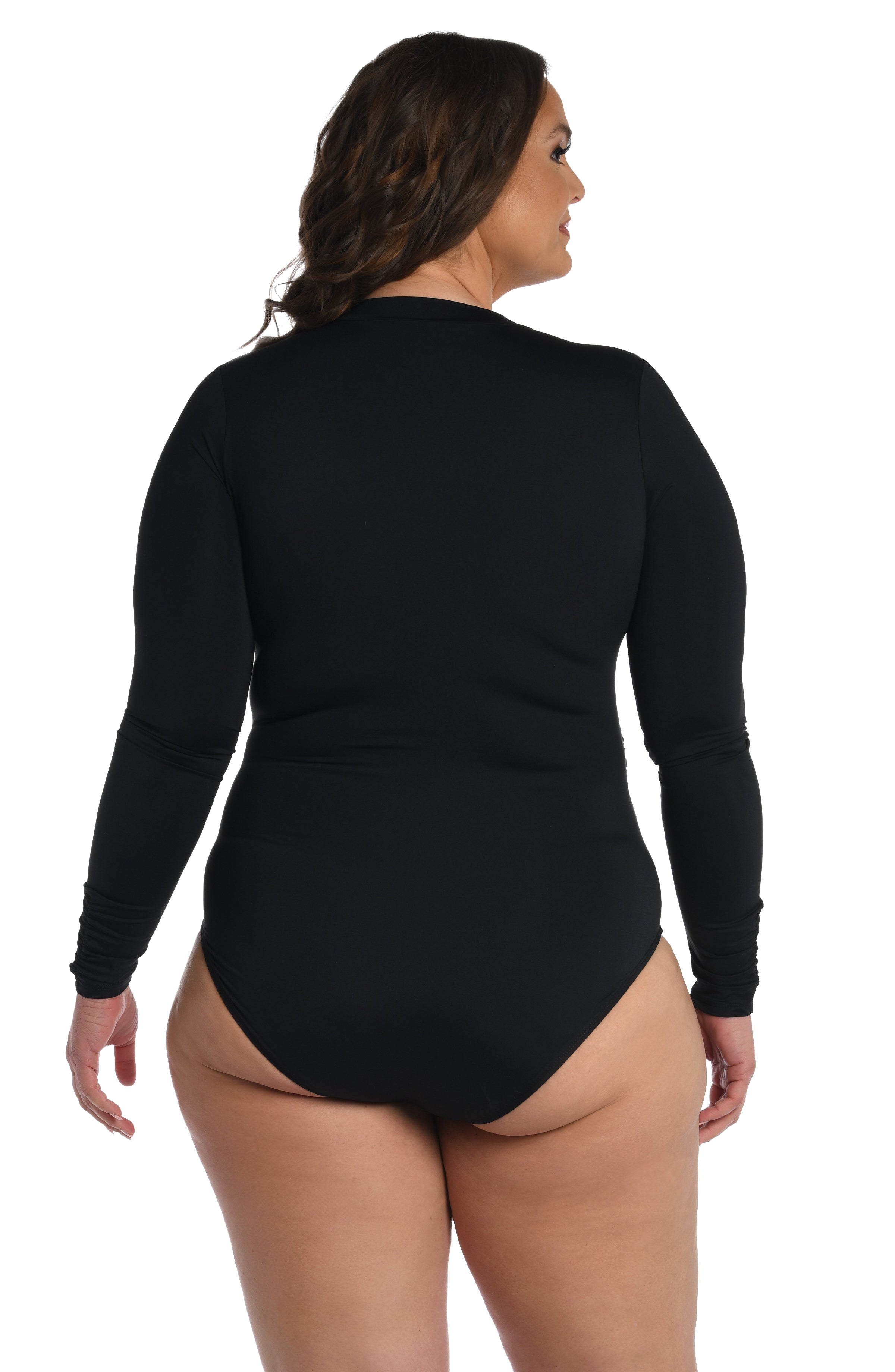 Island Goddess Paddlesuit One Piece - Black – LA BLANCA
