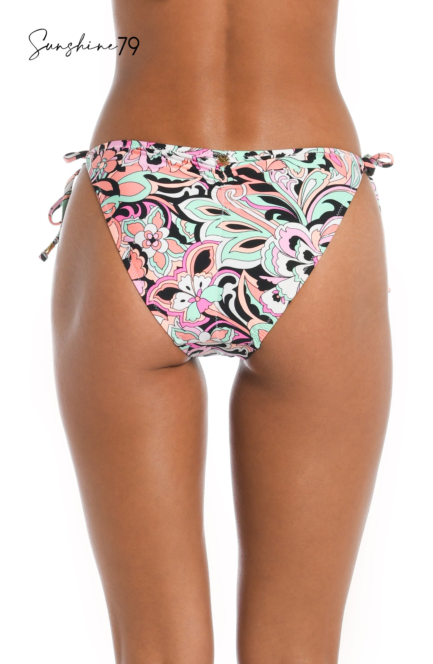 Sunshine 79 Paisley Party String Tie-Side Hipster Bottom - FINAL SALE
