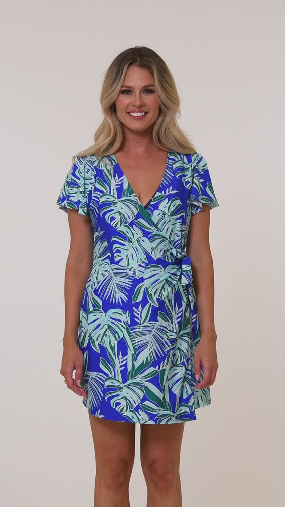 
            
                Load and play video in Gallery viewer, 24th &amp;amp; Ocean West Palms Wrap Dress Cover Up
            
        